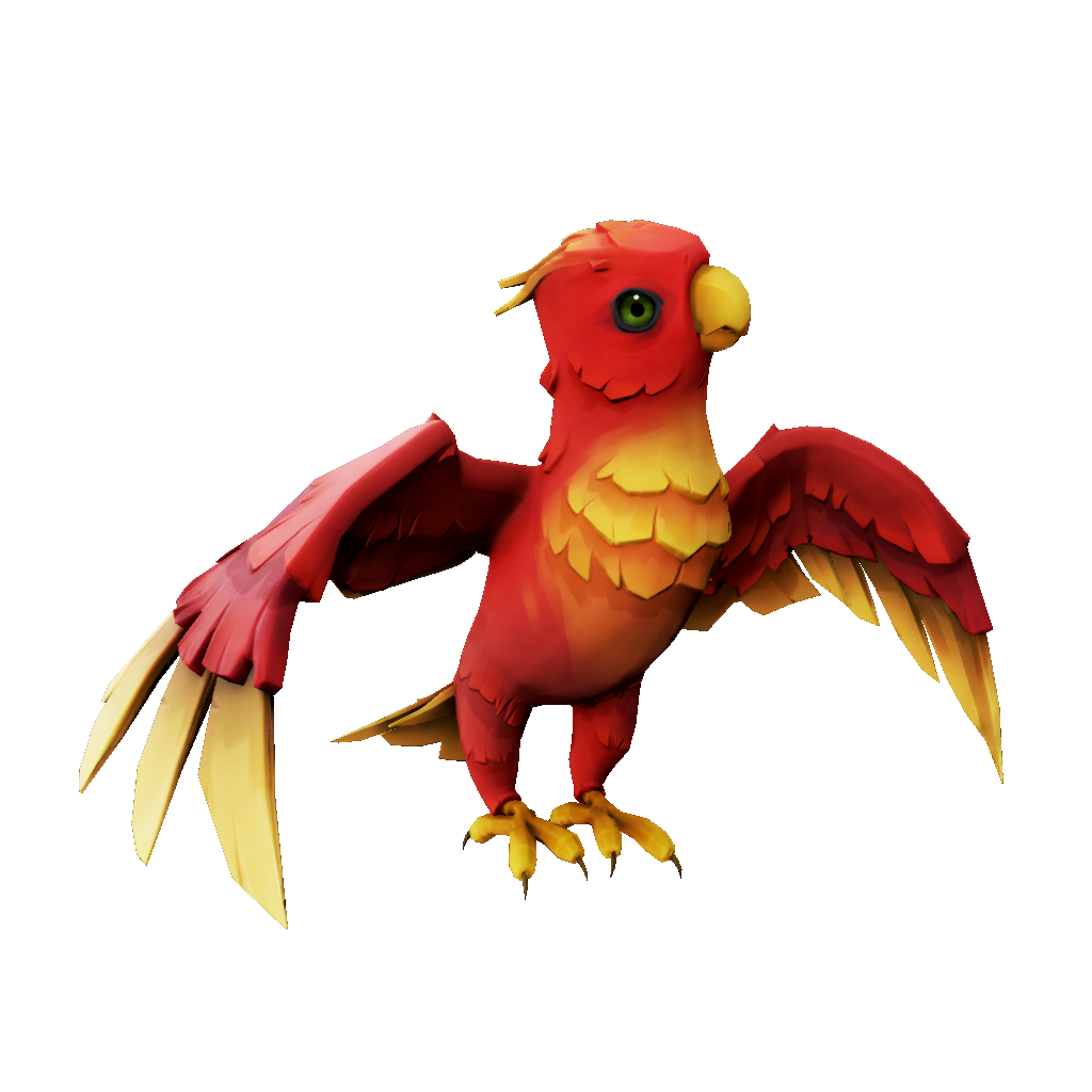 Scarlet Storm Parakeet