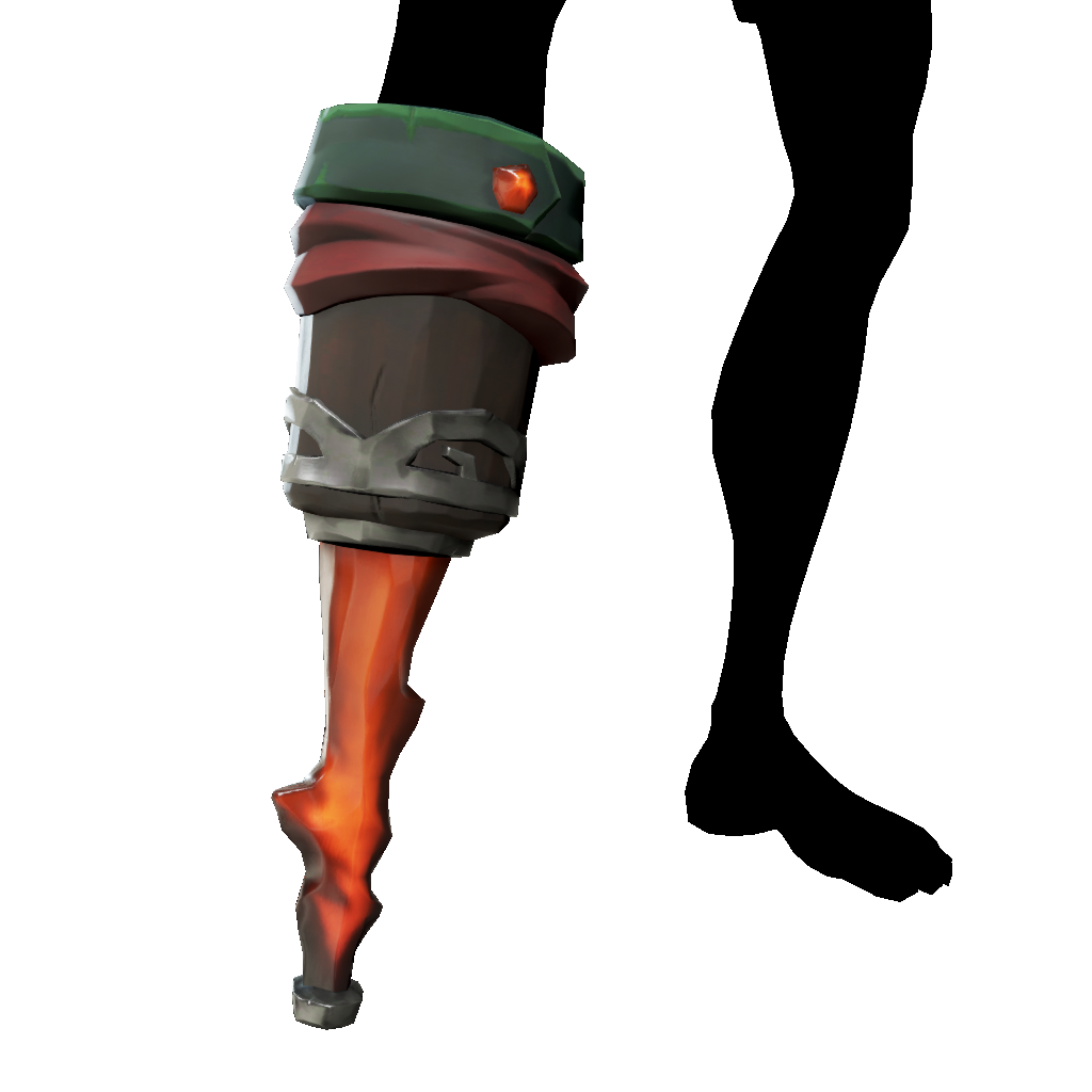 Blazing Pegleg of the Ashen Dragon