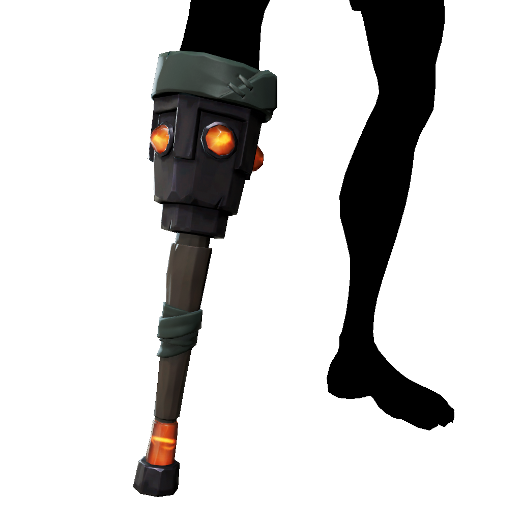 Studded Pegleg of the Ashen Dragon