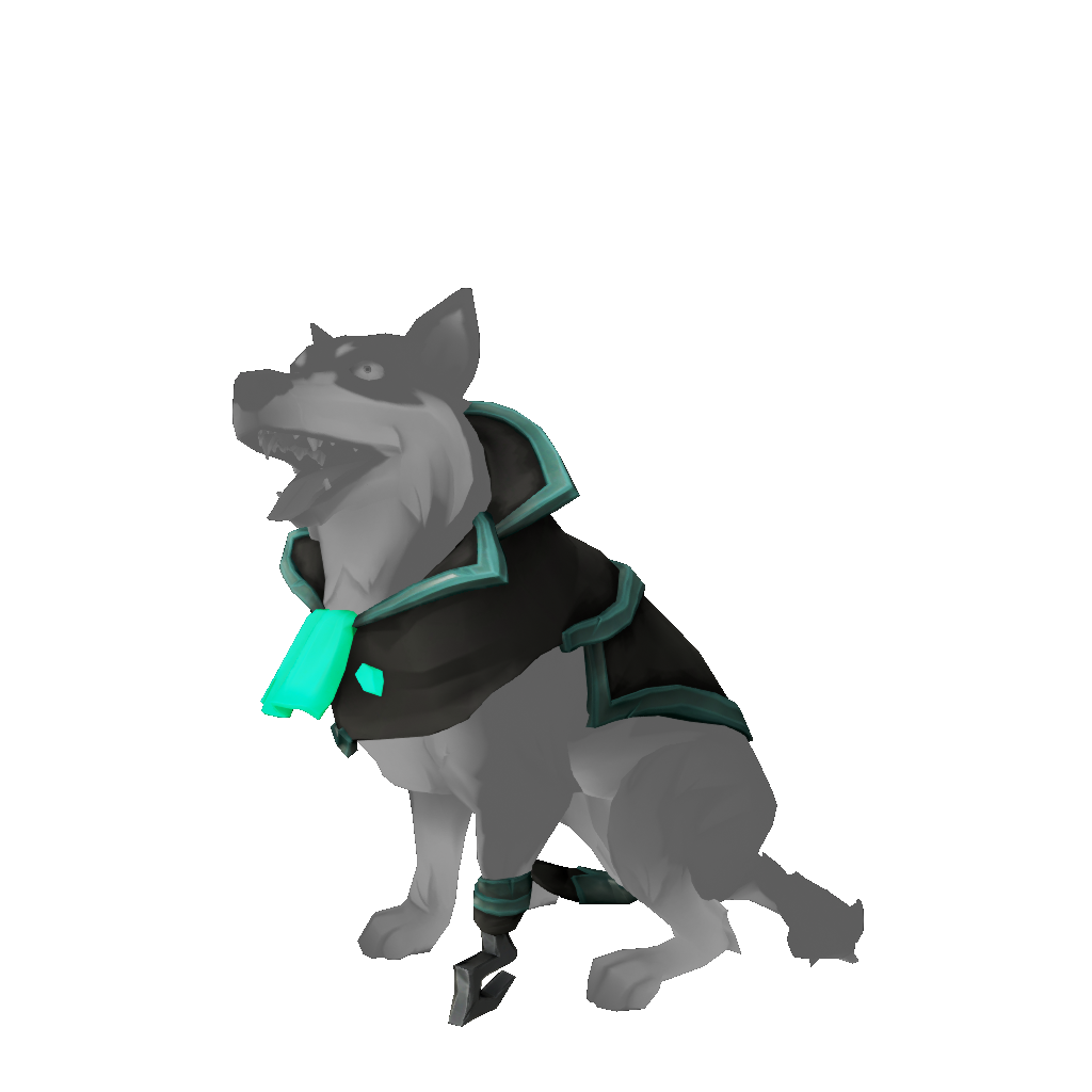 Alsatian Ghost Outfit