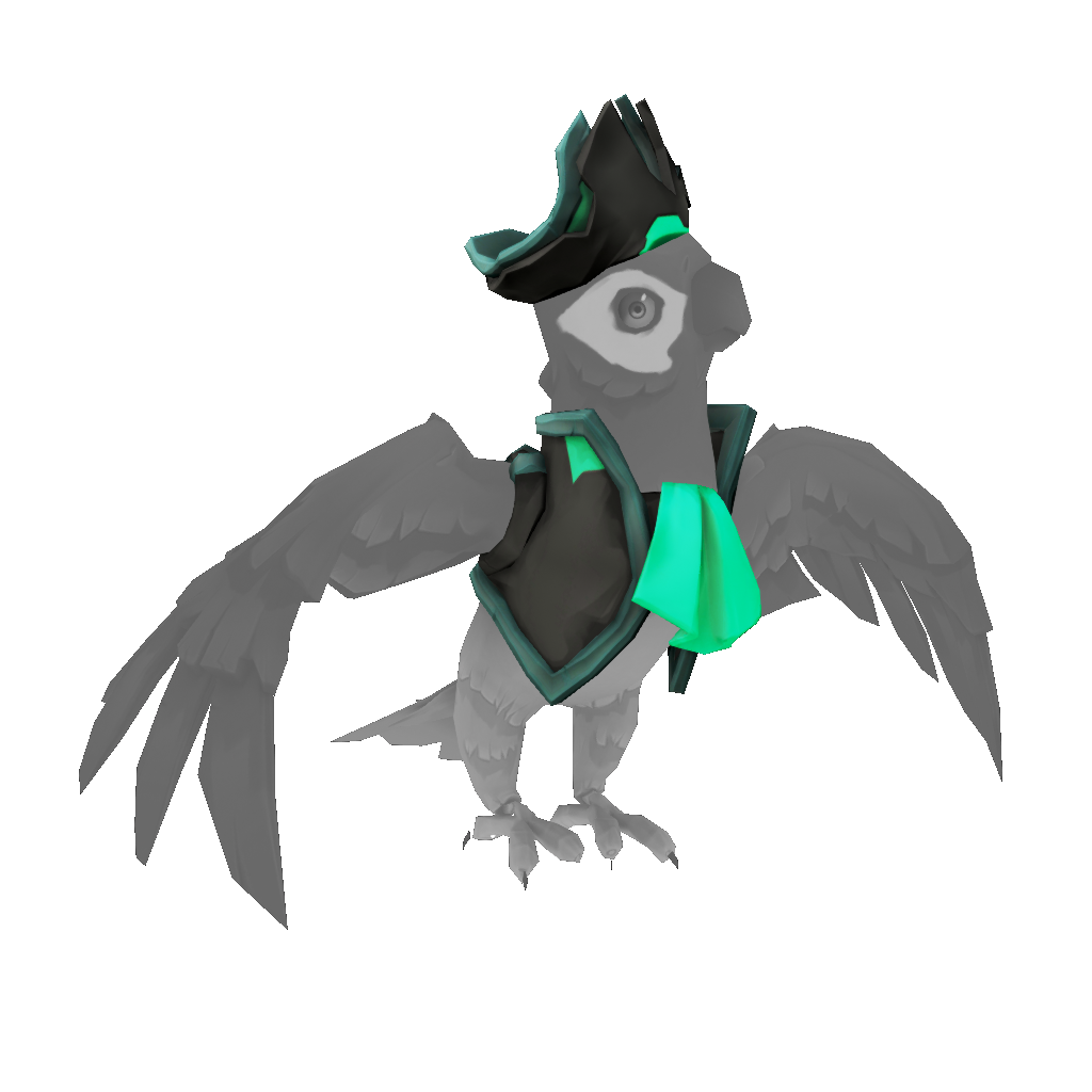 Parakeet Ghost Outfit