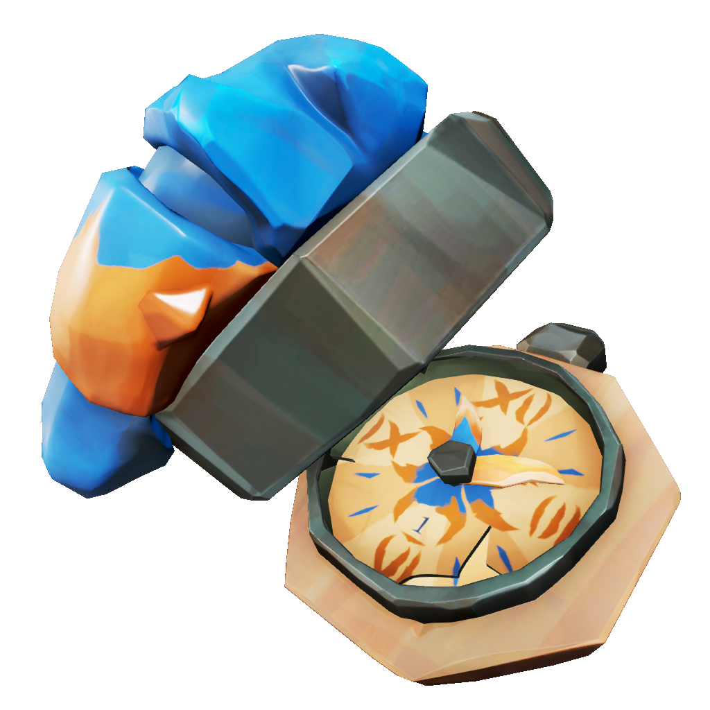 Azure Ocean Crawler Pocket Watch