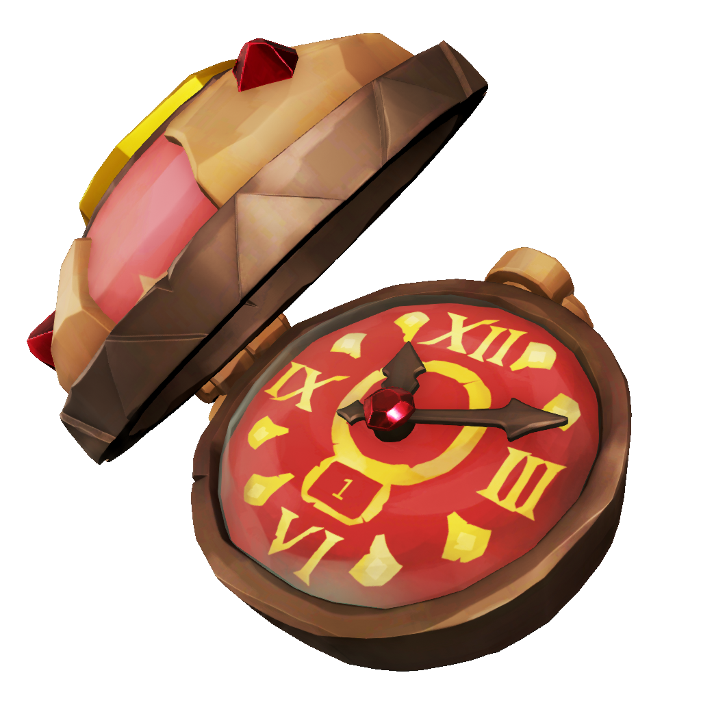 Flaming Jackal Pocket Watch