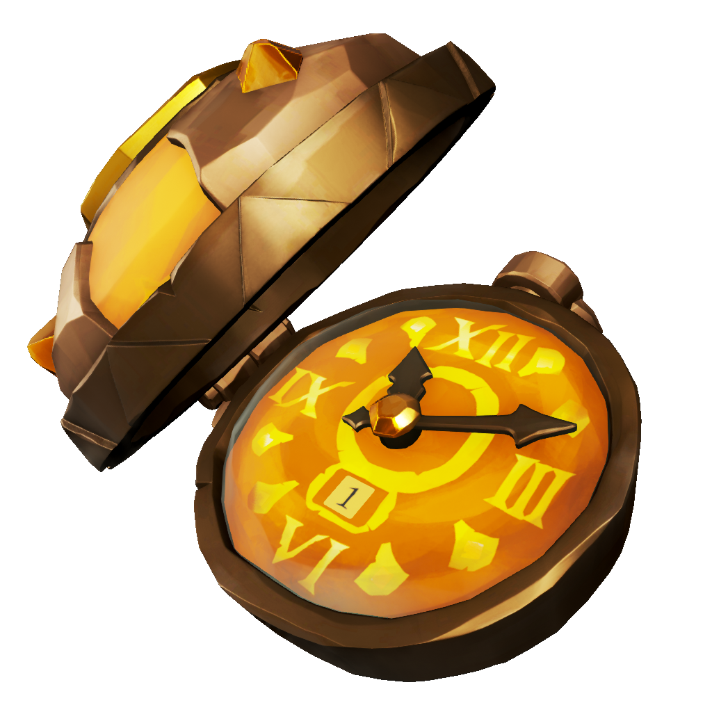 Golden Chaser Pocket Watch