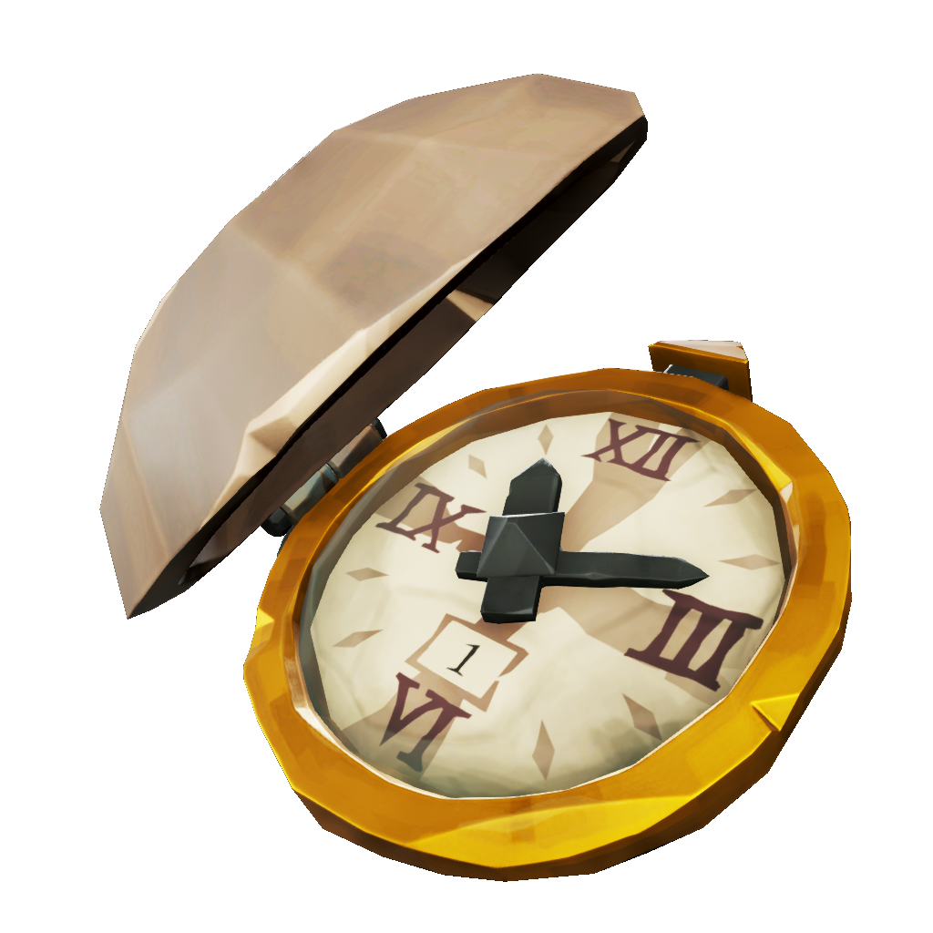 Golden Sailor Pocket Watch