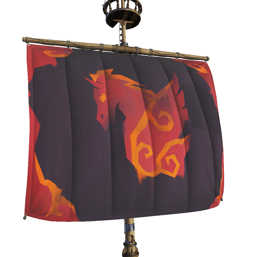 Smouldering Pegasus Sails