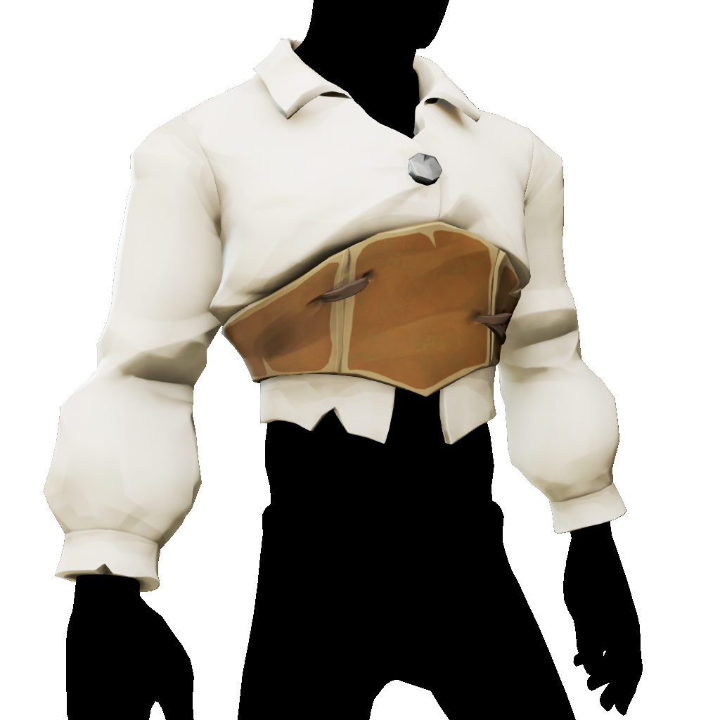 Cream Cinched Shirt