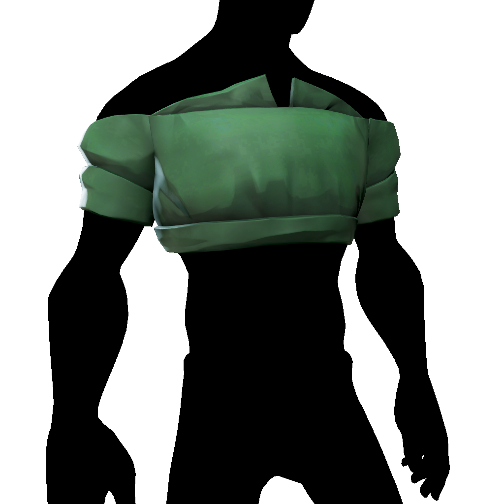Green Cropped Shirt