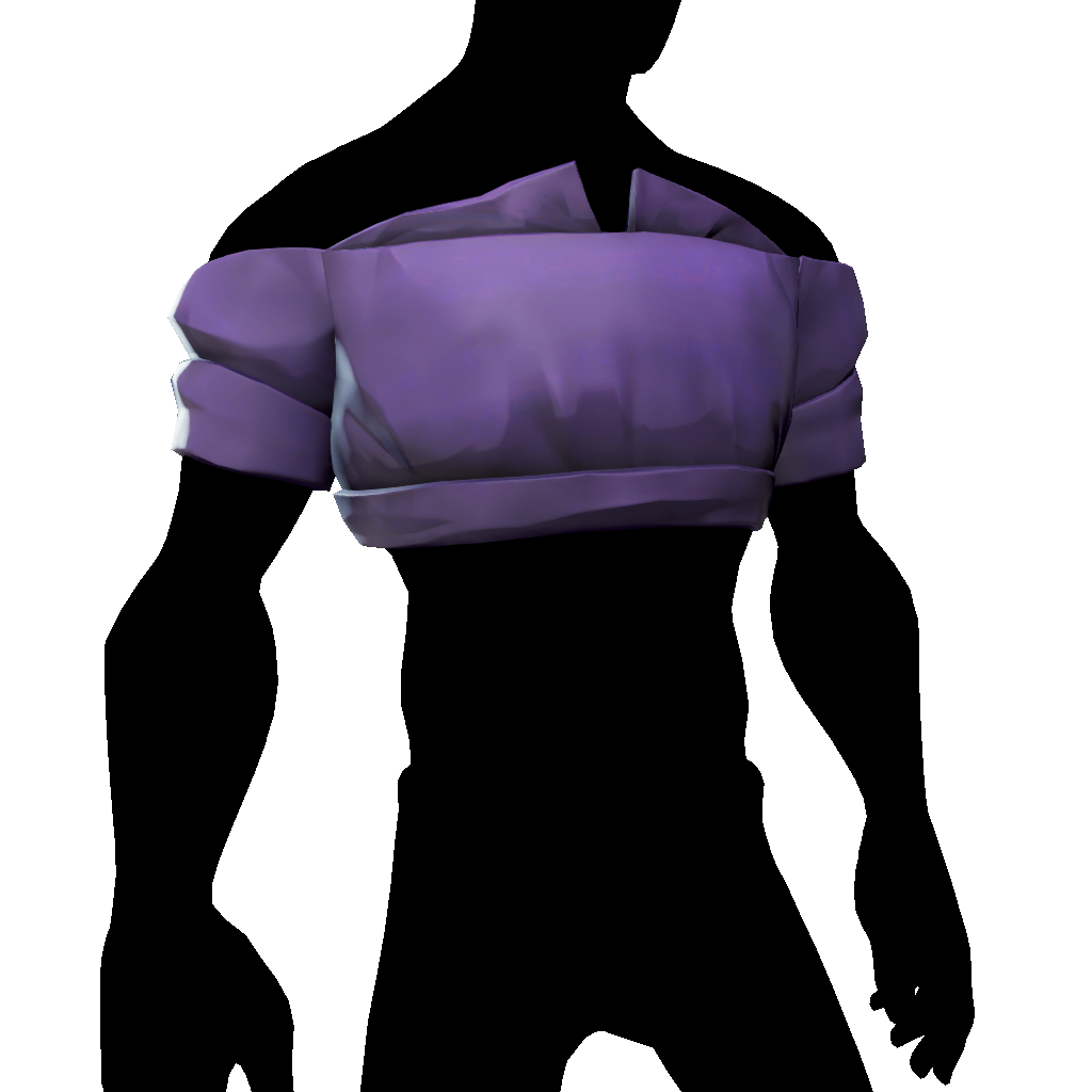 Purple Cropped Shirt