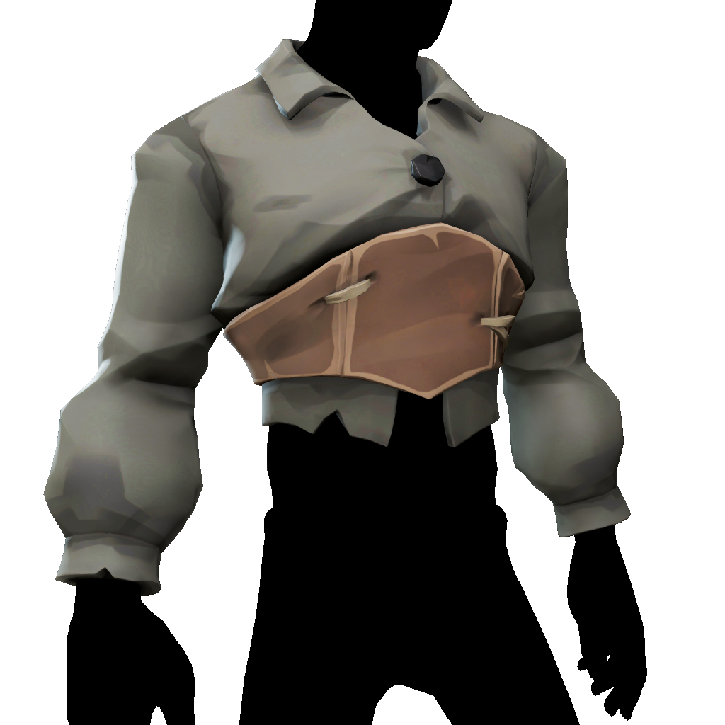 Slate Cinched Shirt