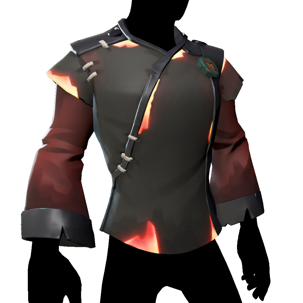 Wrap Shirt of the Ashen Dragon