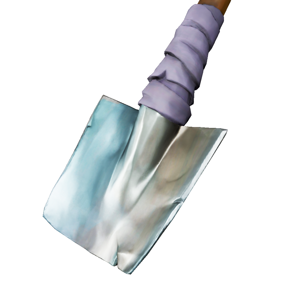 Stormy Sea Dog Shovel