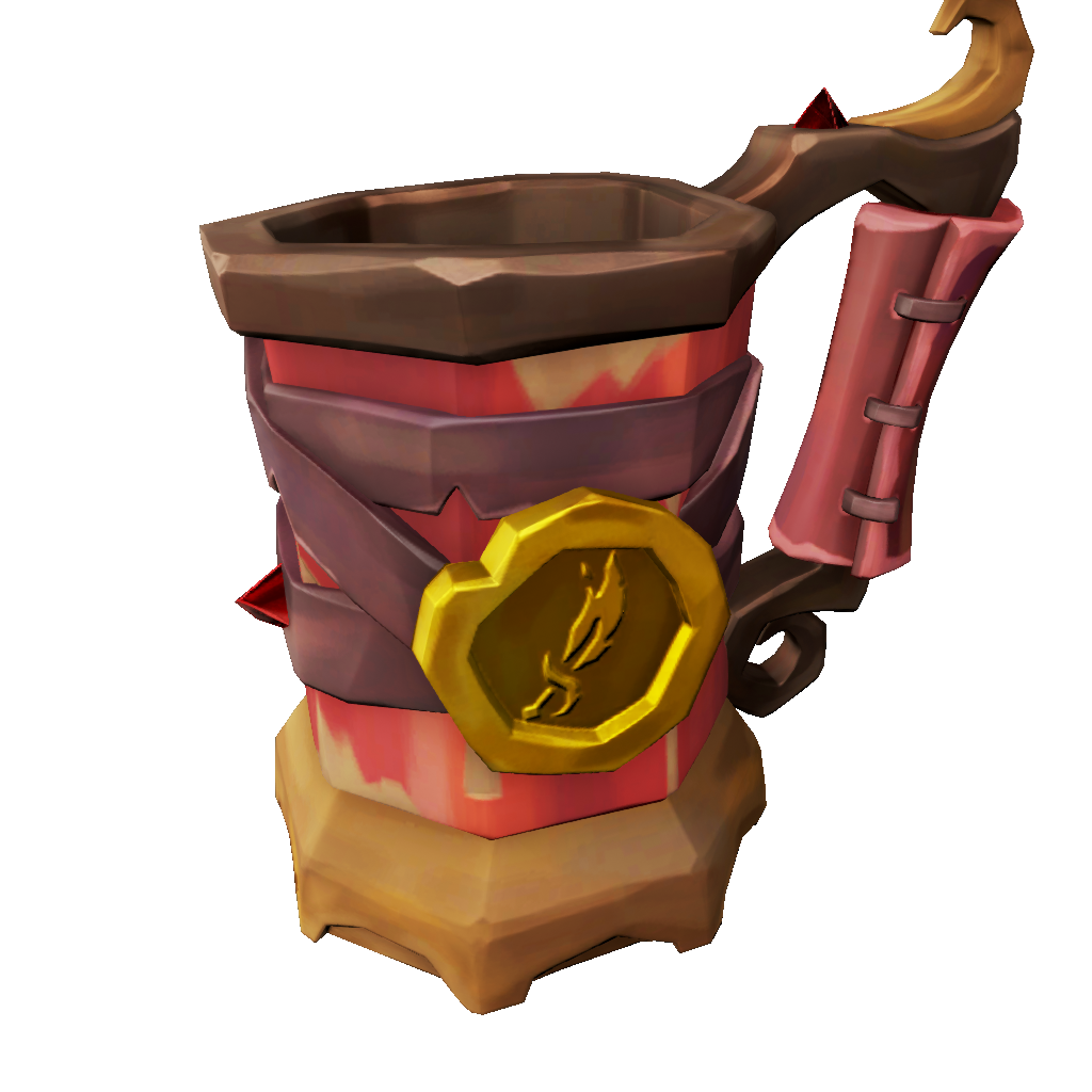 Flaming Jackal Tankard