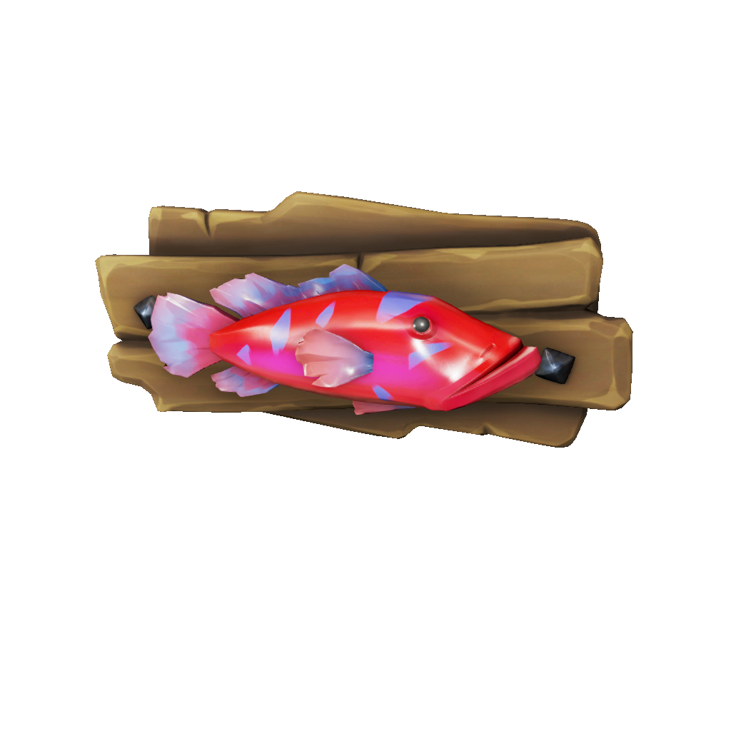 Admired Ruby Splashtail Plaque