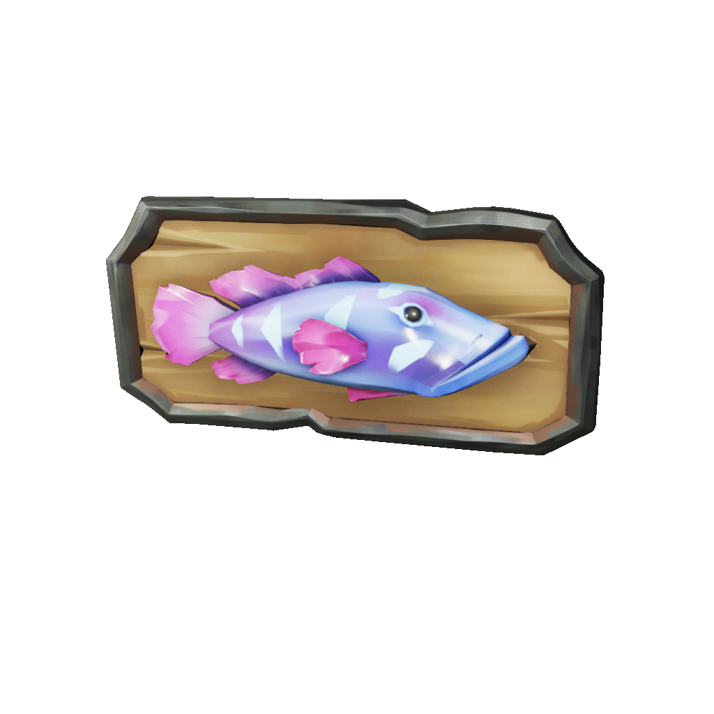 Prized Indigo Splashtail Plaque