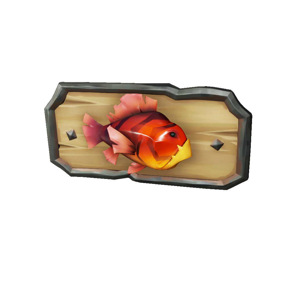 Prized Lava Devilfish Plaque