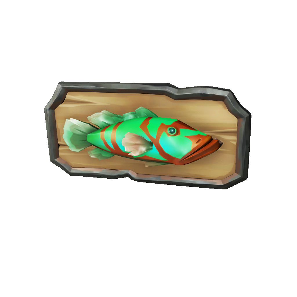 Prized Seafoam Splashtail Plaque