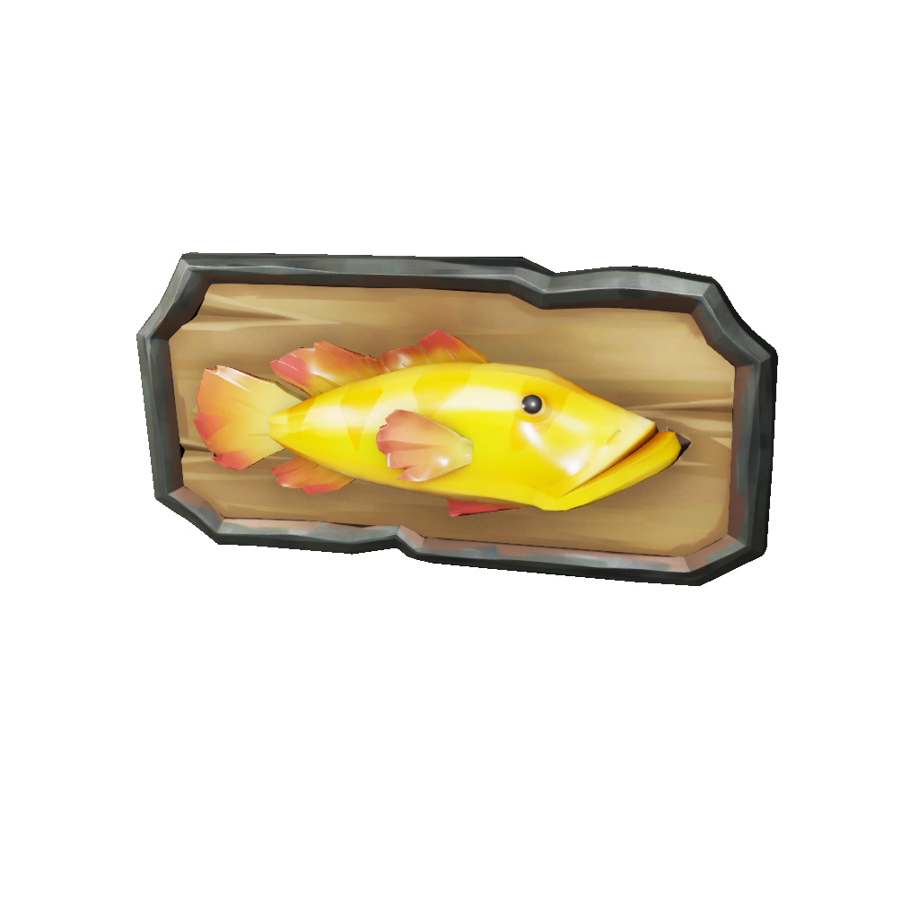 Prized Sunny Splashtail Plaque