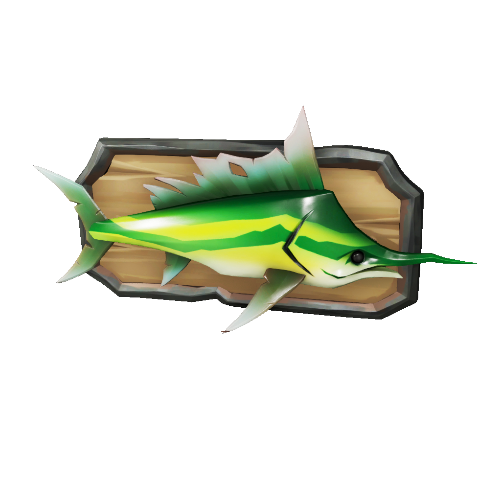 Prized Wild Stormfish Plaque