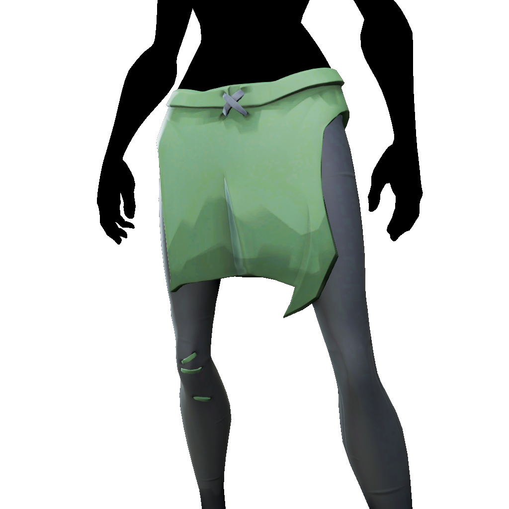 Emerald Loincloth Skirt